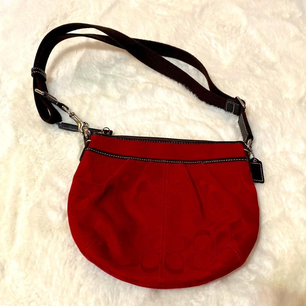 Coach Crossbody Handbag, Red